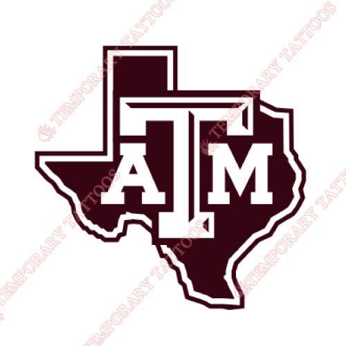 Texas A M Aggies Customize Temporary Tattoos Stickers NO.6490